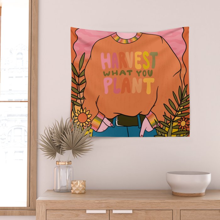 Harvest What You Plant Wall Tapestry Gallery Image 2