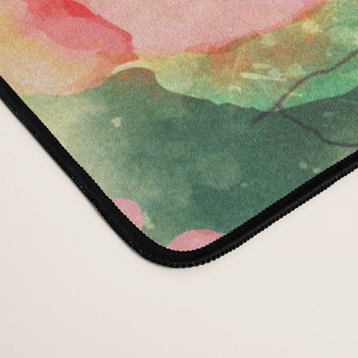 Abstract painting nature and geometric Desk Mat Gallery Image 4