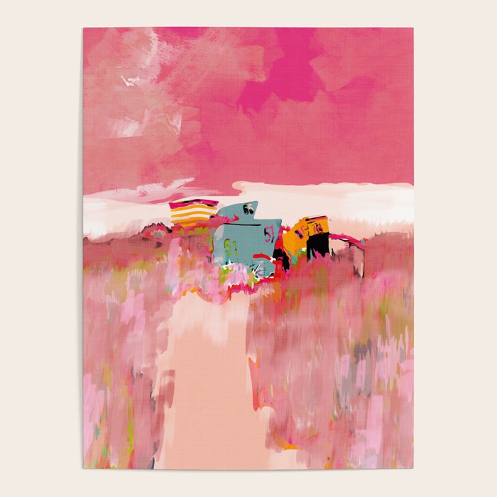 beach life pink Poster Gallery Image 1