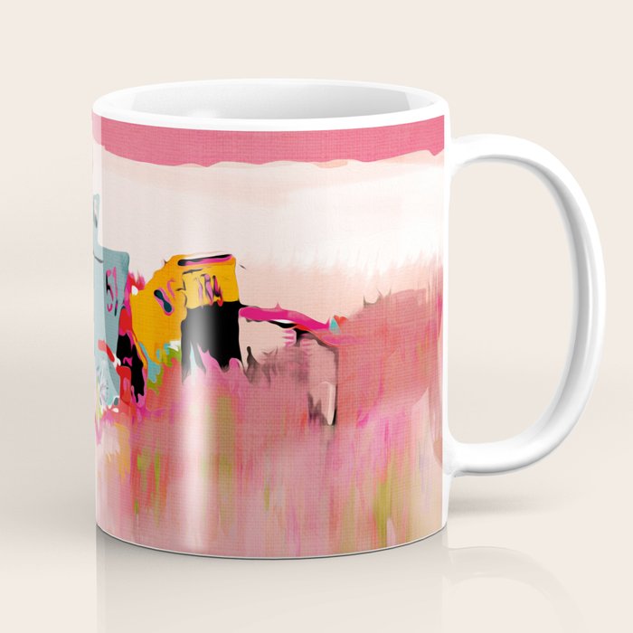 beach life pink Coffee Mug Gallery Image 1