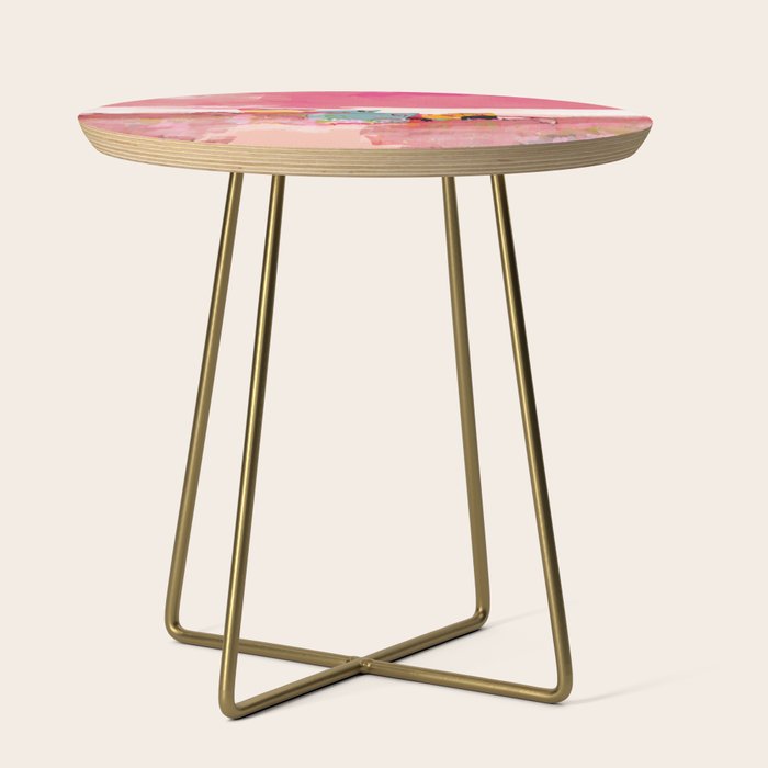 beach life pink Side Table Gallery Image 1