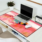 beach life pink Desk Mat Gallery Image 2