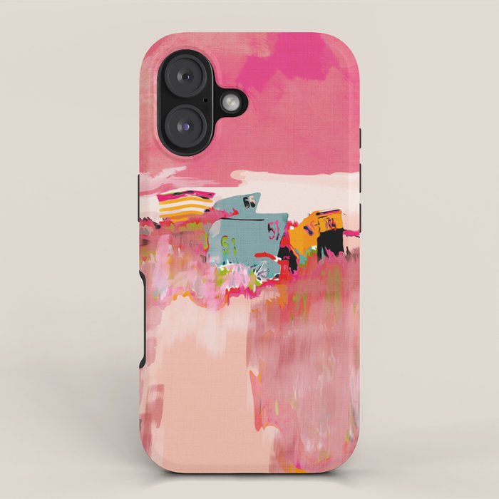 beach life pink iPhone Case Gallery Image 1