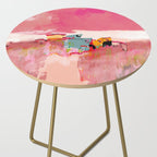 beach life pink Side Table Gallery Image 2