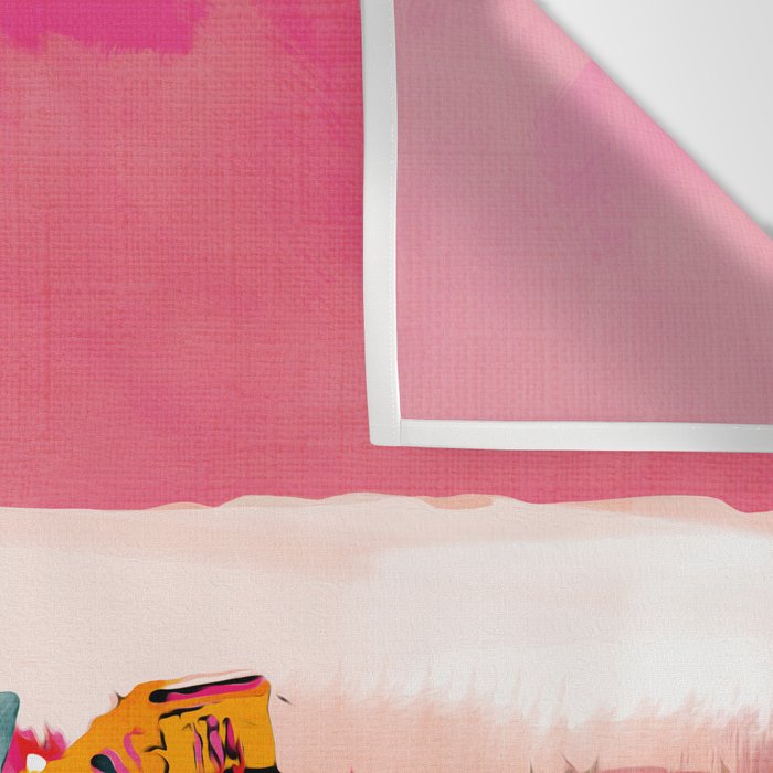 beach life pink Wall Tapestry Gallery Image 3