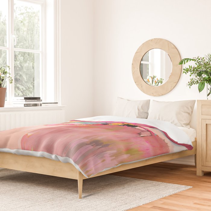 beach life pink Duvet Cover Gallery Image 2