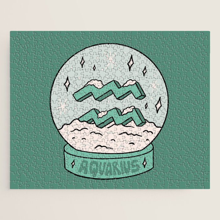 Aquarius Snow Globe Jigsaw Puzzle Gallery Image 1