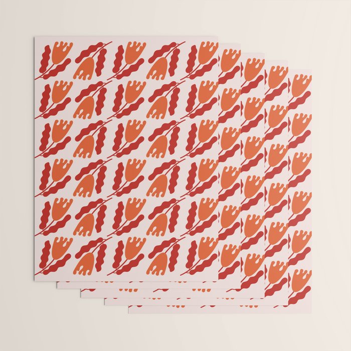 Wavy Flora II Wrapping Paper Gallery Image 3
