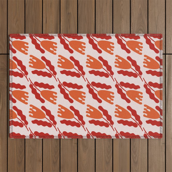 Wavy Flora II Outdoor Rug Gallery Image 1