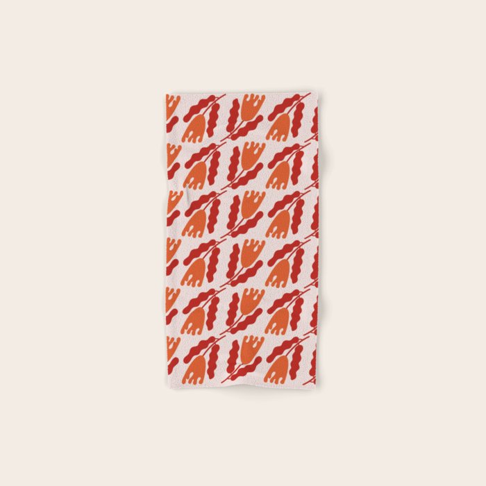 Wavy Flora II Bath Towel Gallery Image 1