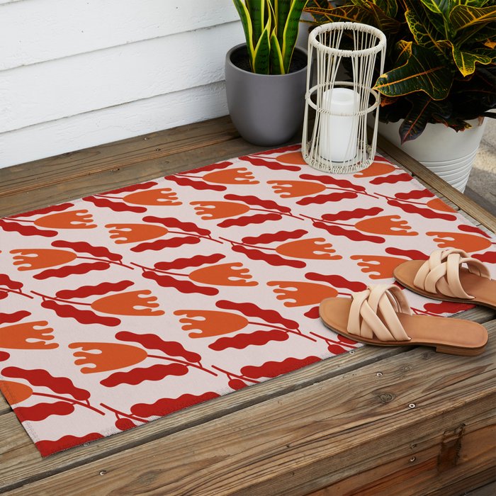 Wavy Flora II Outdoor Rug Gallery Image 2