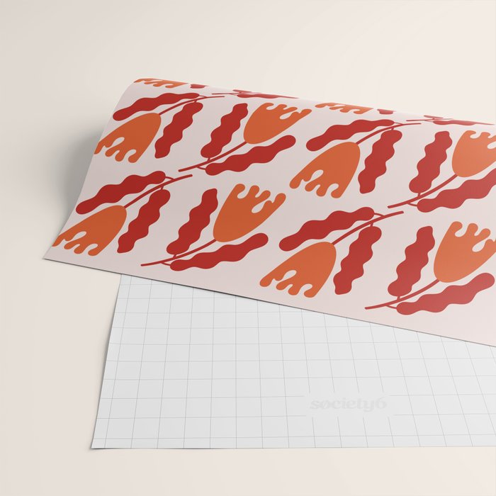 Wavy Flora II Wrapping Paper Gallery Image 2