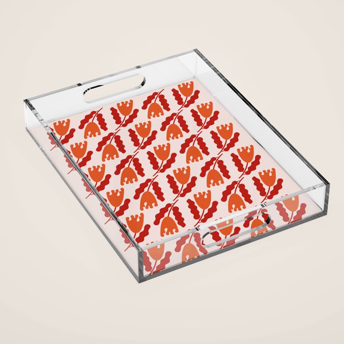 Wavy Flora II Acrylic Tray Gallery Image 1