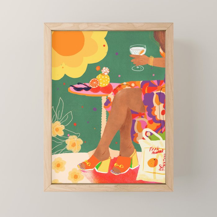 Summer day Mini Art Print Gallery Image 1