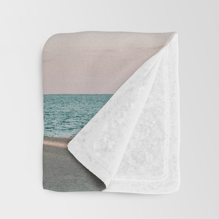 a palm tree vi - fort lauderdale florida Throw Blanket Gallery Image 3
