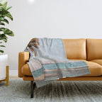 a palm tree vi - fort lauderdale florida Throw Blanket Gallery Image 1