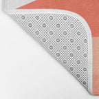 Abstract Landscape 09 Red Bath Mat Gallery Image 2