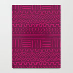 Mud Cloth in Raspberry Notebook Gallery Image 4