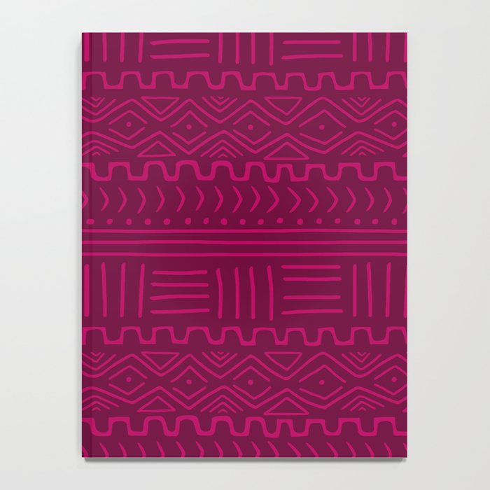 Mud Cloth in Raspberry Notebook Gallery Image 4