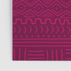 Mud Cloth in Raspberry Poster Gallery Image 3