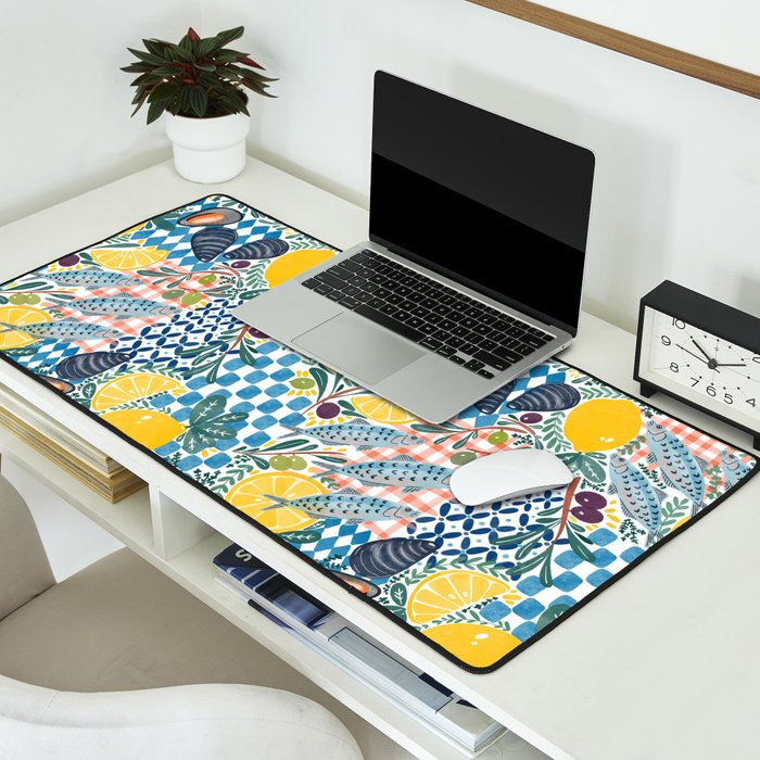 Citrus Coastal Adventure Desk Mat Gallery Image 2