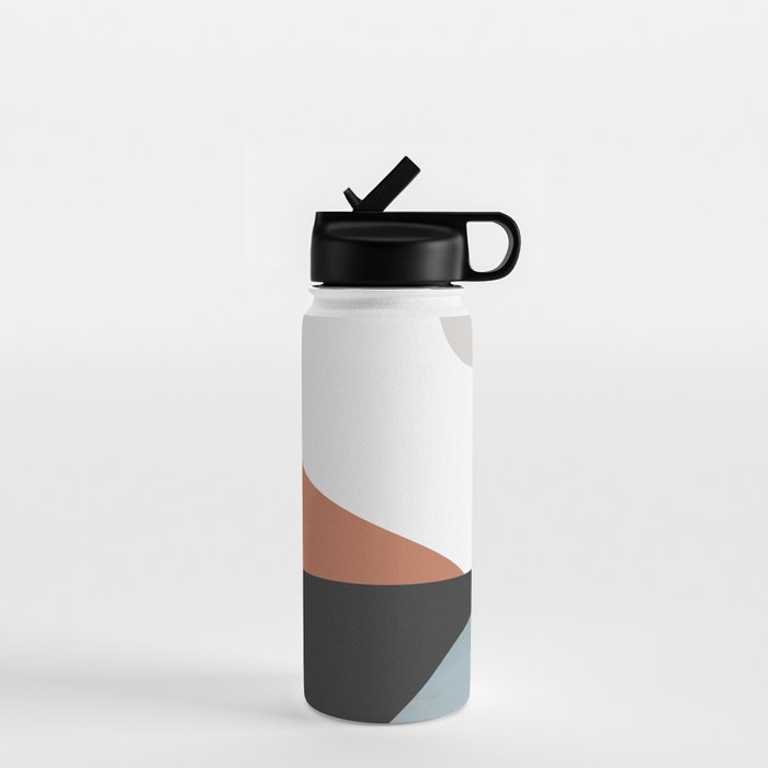 Minimal Abstract Art Landscape 7 Water Bottle Gallery Image 1