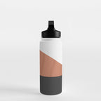 Minimal Abstract Art Landscape 7 Water Bottle Gallery Image 3