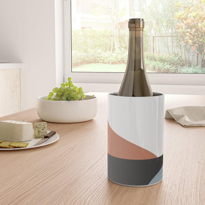 Minimal Abstract Art Landscape 7 Wine Chiller Gallery Image 4