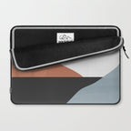 Minimal Abstract Art Landscape 7 Laptop Sleeve Gallery Image 2