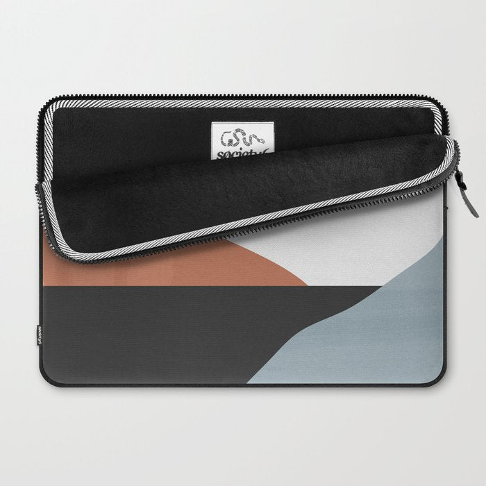 Minimal Abstract Art Landscape 7 Laptop Sleeve Gallery Image 2