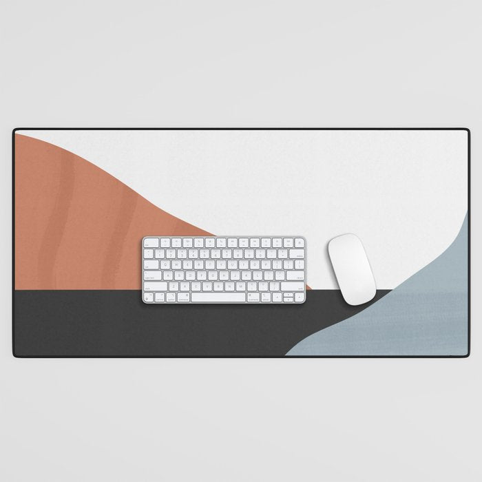 Minimal Abstract Art Landscape 7 Desk Mat Gallery Image 1