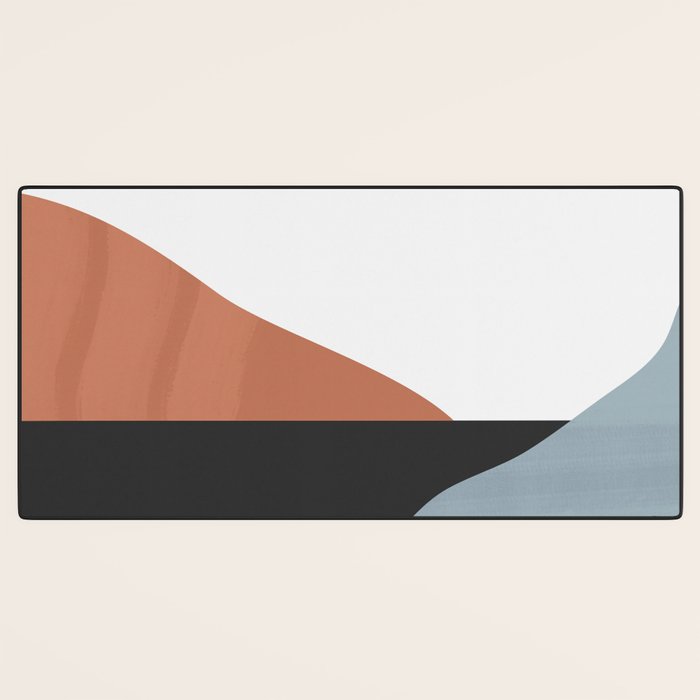 Minimal Abstract Art Landscape 7 Desk Mat Gallery Image 3