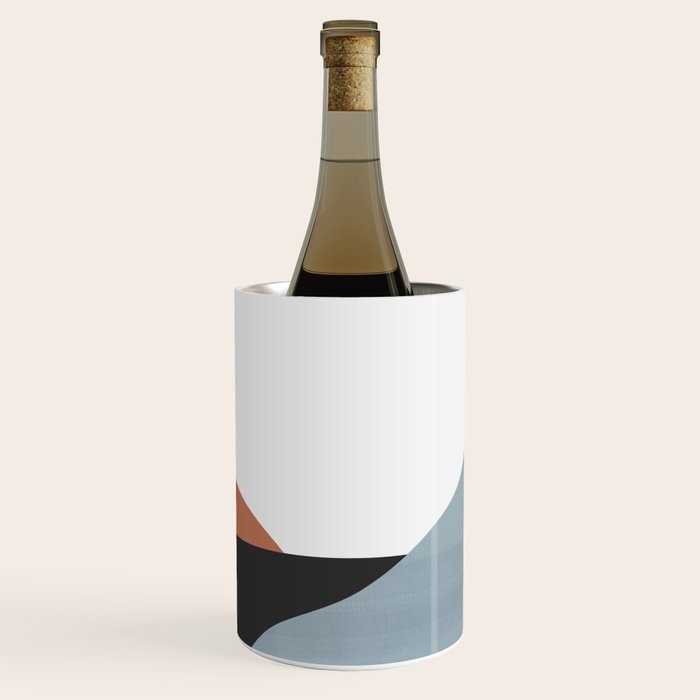 Minimal Abstract Art Landscape 7 Wine Chiller Gallery Image 3