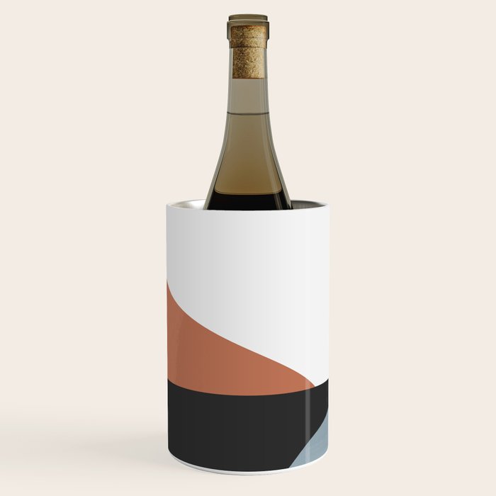 Minimal Abstract Art Landscape 7 Wine Chiller Gallery Image 1