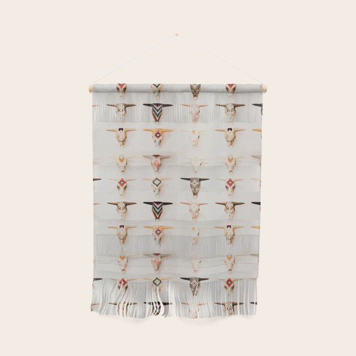 Bull Skulls - Mexican Folk Art Wall Hanging Gallery Image 1