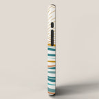 The Sun and The Sea - Gold and Teal iPhone Case Gallery Image 2