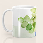 Green and Blue Eucalyptus Bouquet Coffee Mug Gallery Image 3