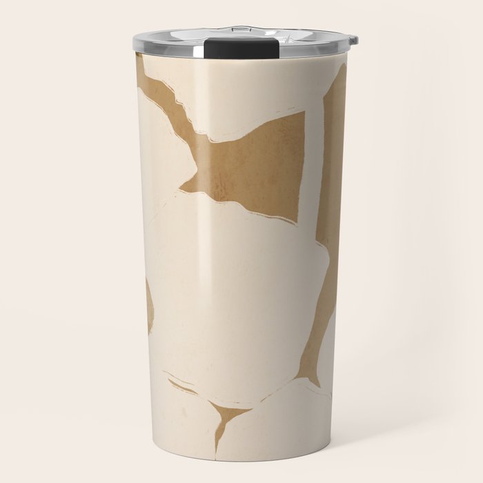 Abstract Flowers 7 Travel Mug Gallery Image 1