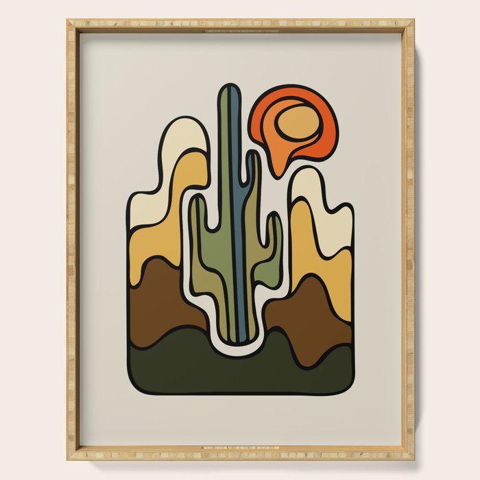 Desert Sun Serving Tray Gallery Image 1