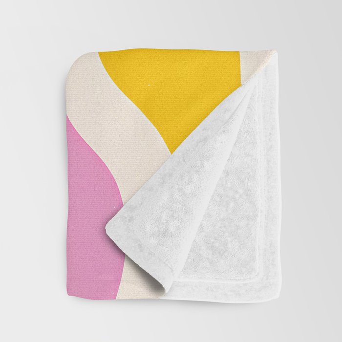 Matisse Inspired Colorful Cut Out Shapes and Strawberry  Throw Blanket Gallery Image 3