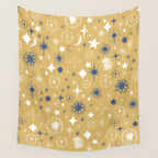 Illuminated star sky A Wall Tapestry Gallery Image 4