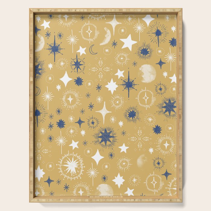 Illuminated star sky A Serving Tray Gallery Image 1