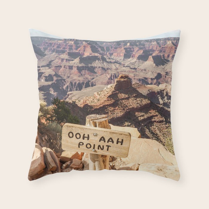 Viewpoint Grand Canyon National Park Arizona Photo | Nature Landscape Print | USA Travel Photography Throw Pillow Gallery Image 1