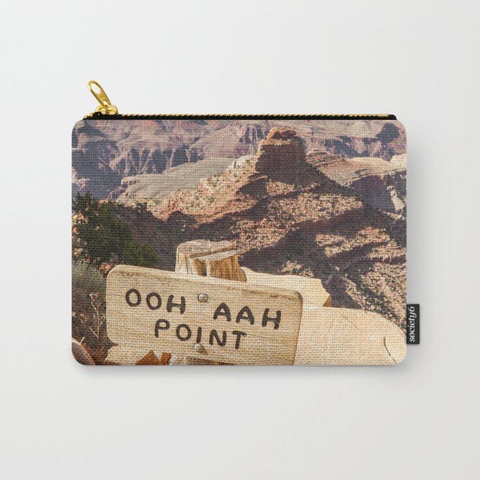 Viewpoint Grand Canyon National Park Arizona Photo | Nature Landscape Print | USA Travel Photography Carry All Pouch Gallery Image 1