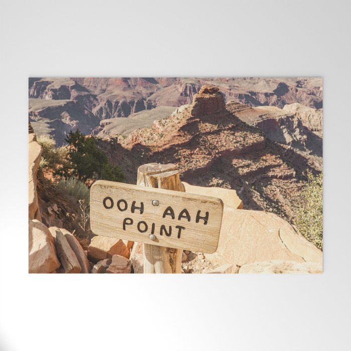 Viewpoint Grand Canyon National Park Arizona Photo | Nature Landscape Print | USA Travel Photography Welcome Mat Gallery Image 1