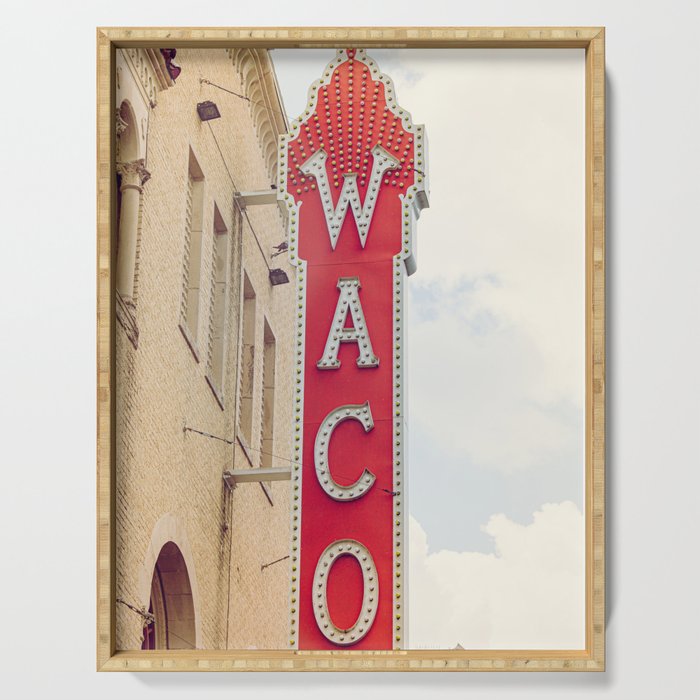 Waco Theater Waco Texas Serving Tray Gallery Image 1