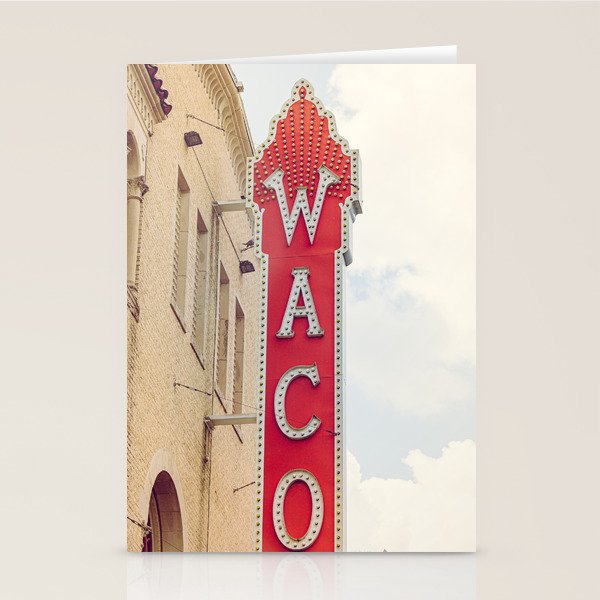 Waco Theater Waco Texas Stationery Card Gallery Image 2