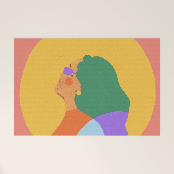 Holly portrait Welcome Mat Gallery Image 1
