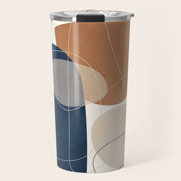 Spiraling Geometry 1 Travel Mug Gallery Image 1