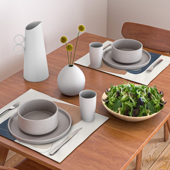 Spiraling Geometry 1 Placemat Gallery Image 2